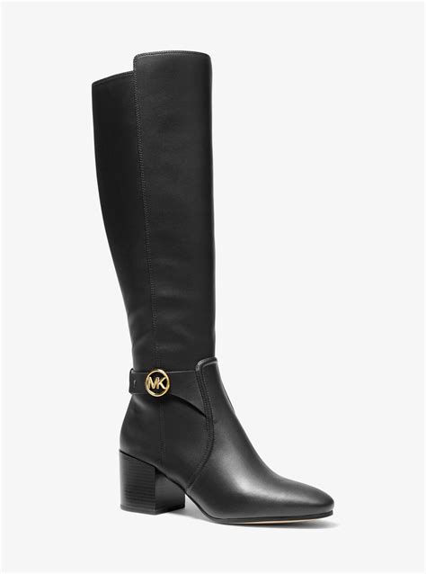 carmen leather riding boot michael kors|Carmen Leather Riding Boot .